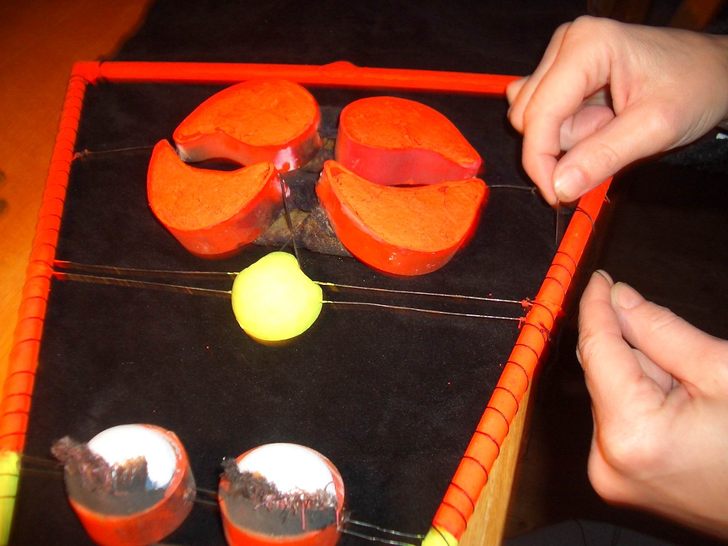 Masha durante il restauro